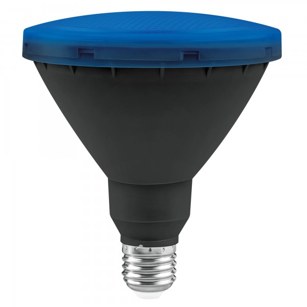 Bomb.led par 38 ip65 e27 15w.azul