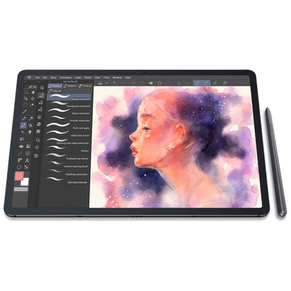 Samsung sm-t970 tab s7+ marron con s pen tablet wifi 12.4'' 120hz wqxga+ octacore 128gb 6gb ram dualcam 13mp selfies 8mp