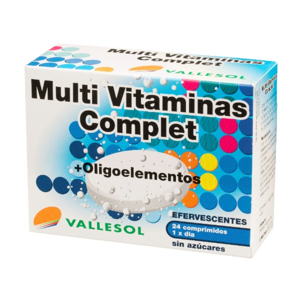 Vallesol Eferv Multivi+olig 24 Comp