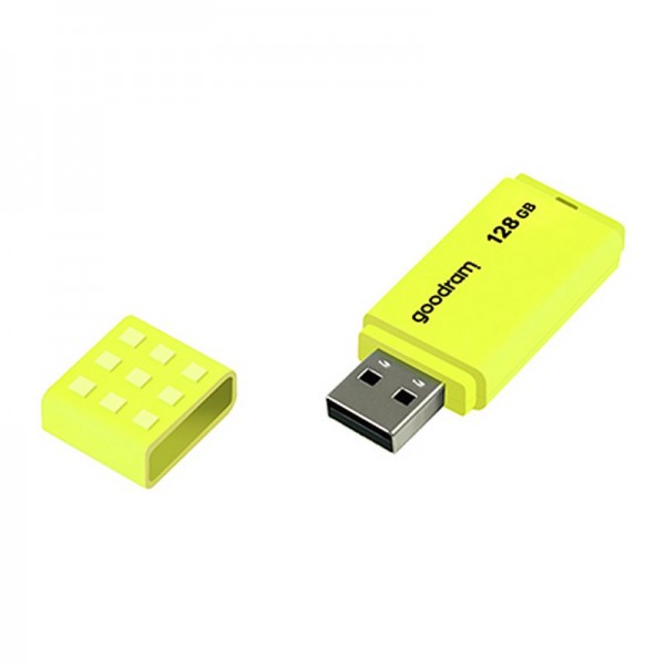 Goodram ume2 lápiz usb 128gb usb 2.0 amarillo