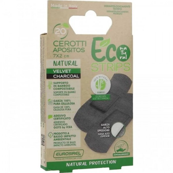 Eurosirel Eco Strips Natural Negro Apositos 7x2 