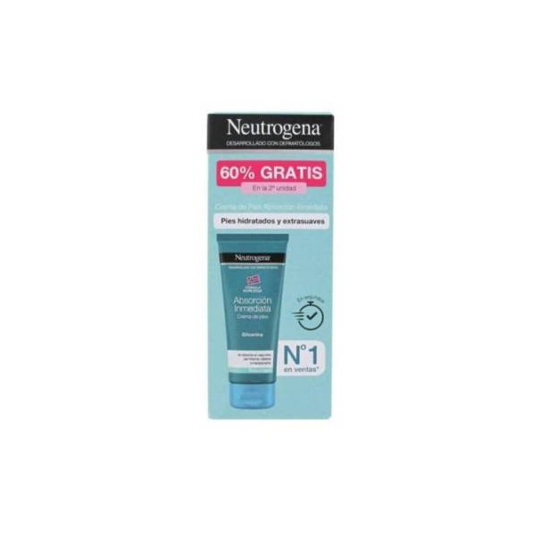 Neutrogena Crema de Pies Absorcion Rapida 100ml + 100ml Promo