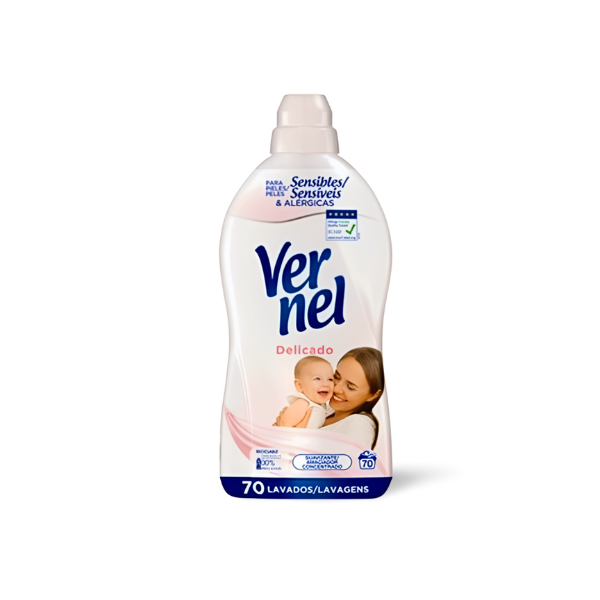 Vernel Suavizante Delicado 70 Lavados