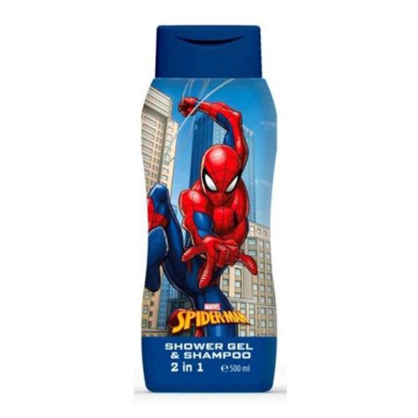 Spiderman 2 in 1 gel de baño-champu 500ml