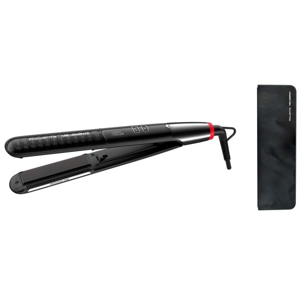 Rowenta sf466lf0 plancha de pelo pro stylist / karl lagerfeld / cepillo integrado removible
