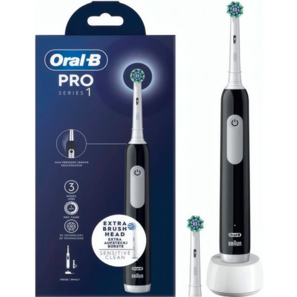 Braun oral-b pro 1 negro / cepillo de dientes eléctrico