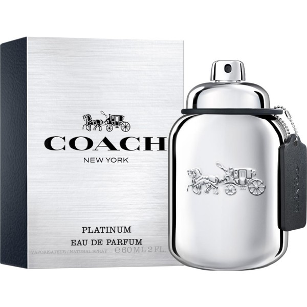 Coach new york platinum eau de parfum 60ml vaporizador